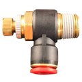 Milton Industries Flow Contr In, Tube 1/2" OD, 1/2" NPT 2213-9